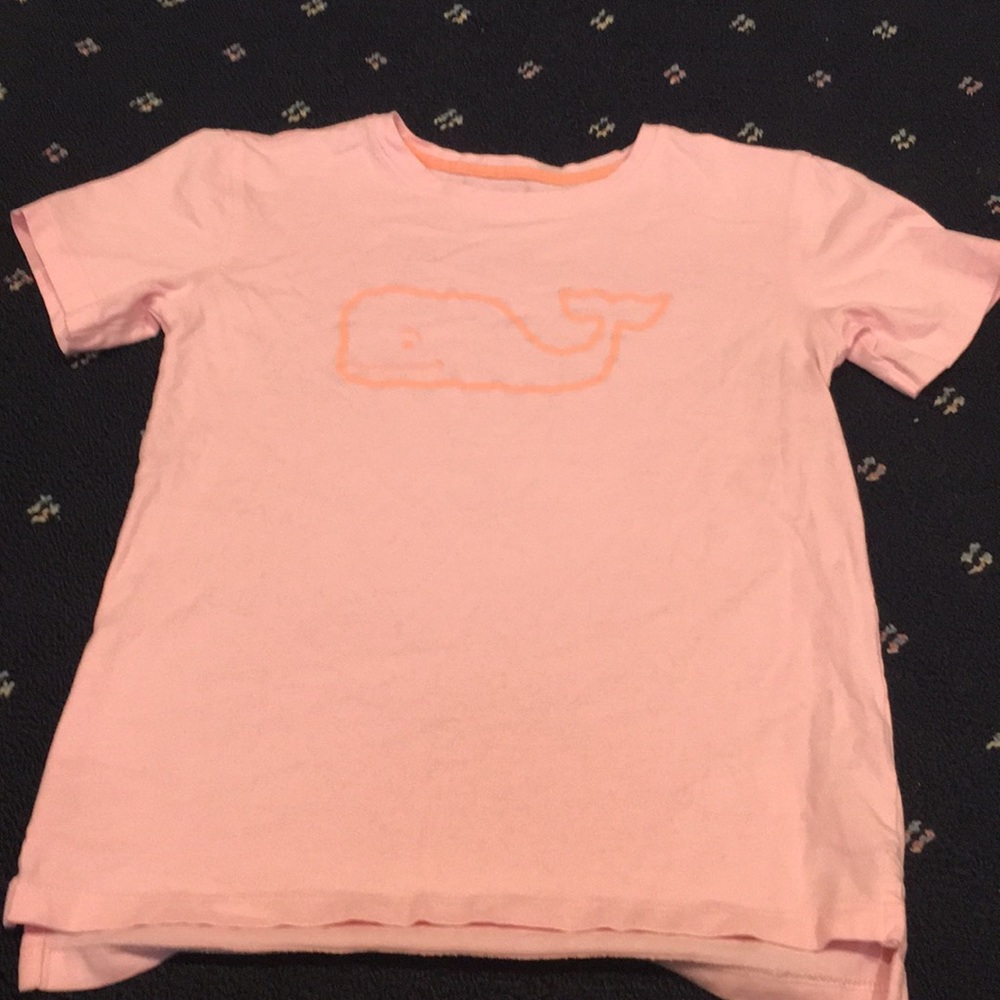 Girls Vineyard Vines Relaxed Tee: Pink and Orange